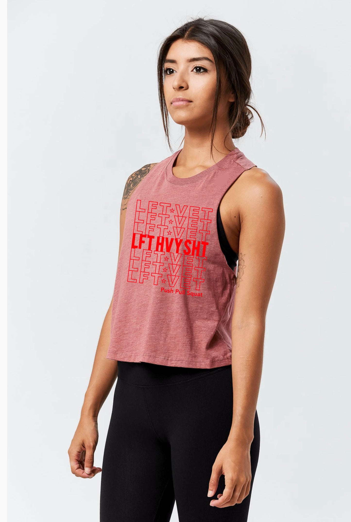 LFTHVYSHT Racerback Cropped Tank