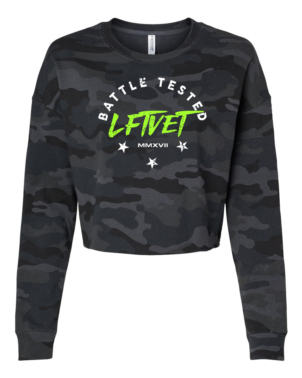 Battle Tested Cropped Crew Pullover