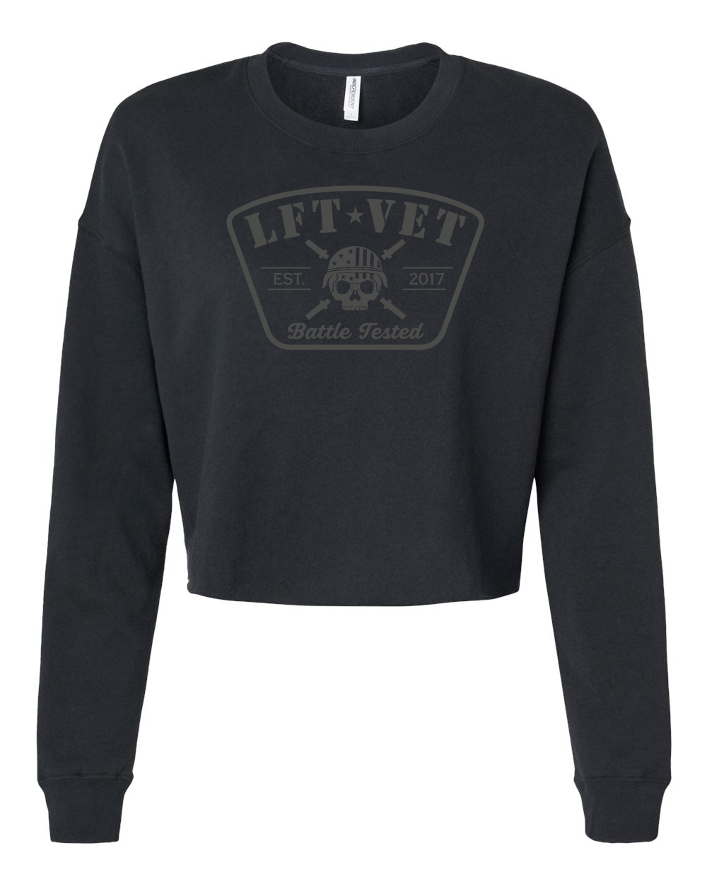 Battle Tested Patch Cropped Crew Pullover