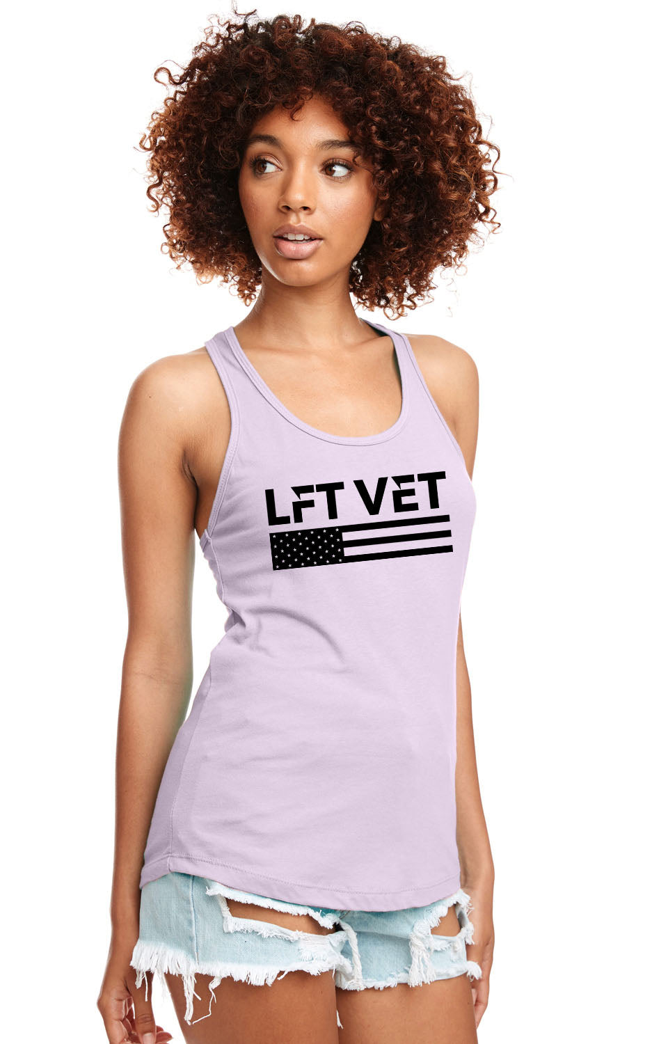 LFTVET Flag Ideal Racerback Tank