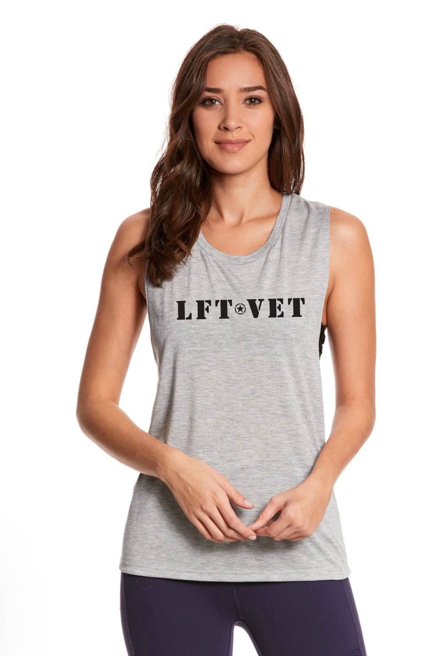 MASH Flowy Scoop Muscle Tank