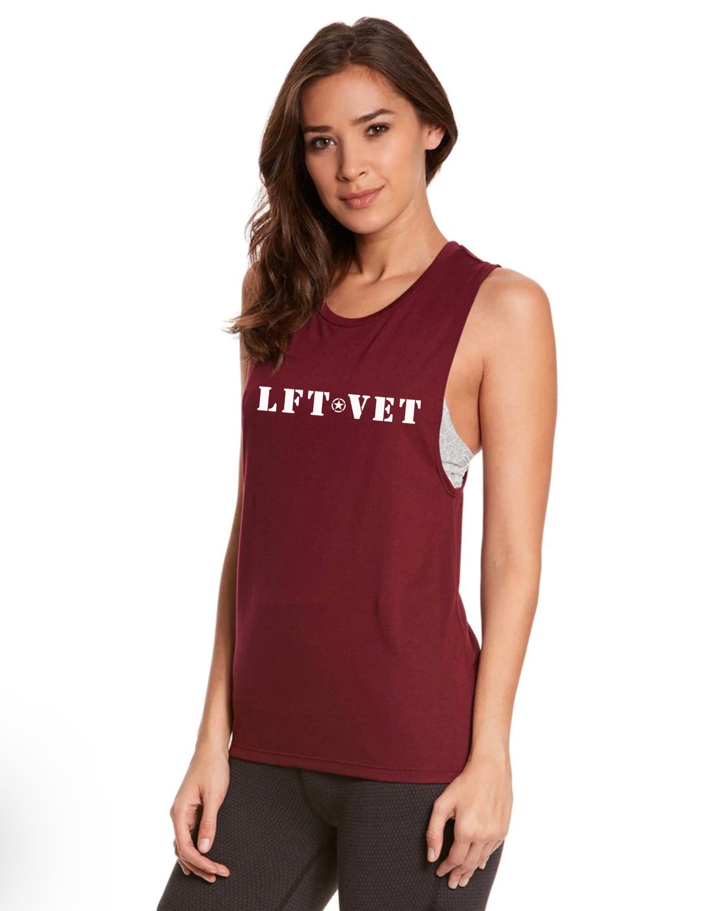 MASH Flowy Scoop Muscle Tank