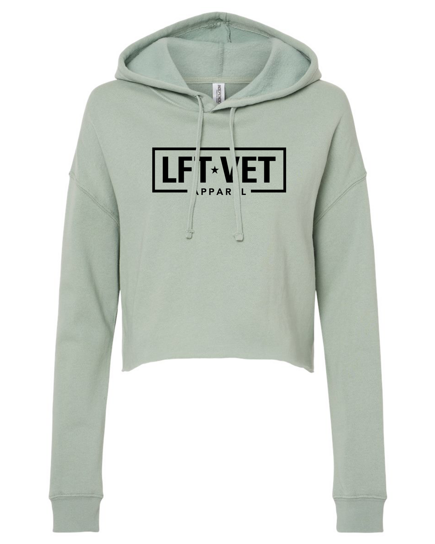 LFTVET Original Crop Hoodie- Sage