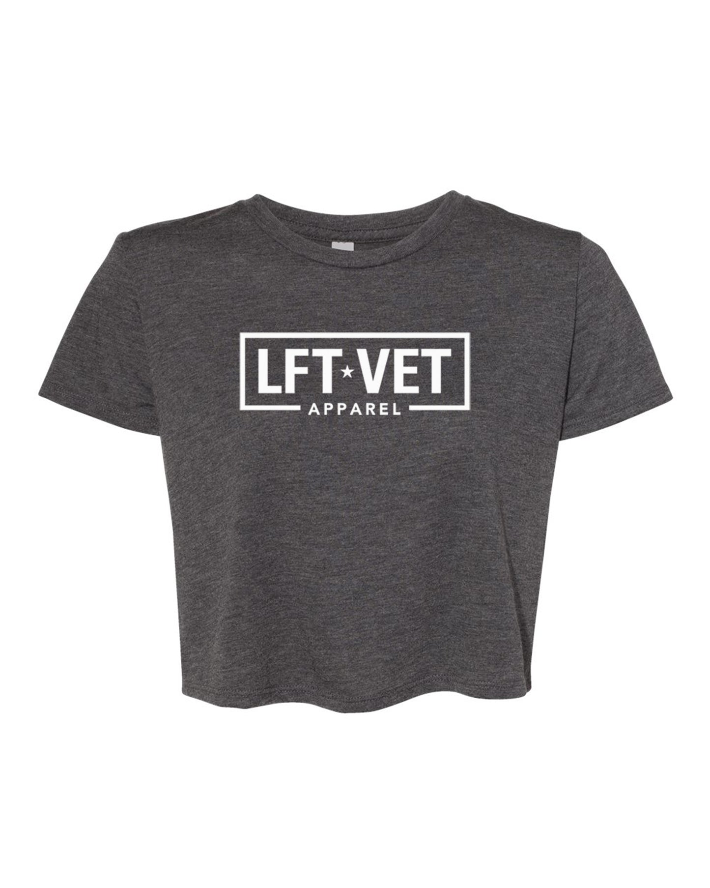 LFTVET Original Flowy Crop Tee - Dark Grey