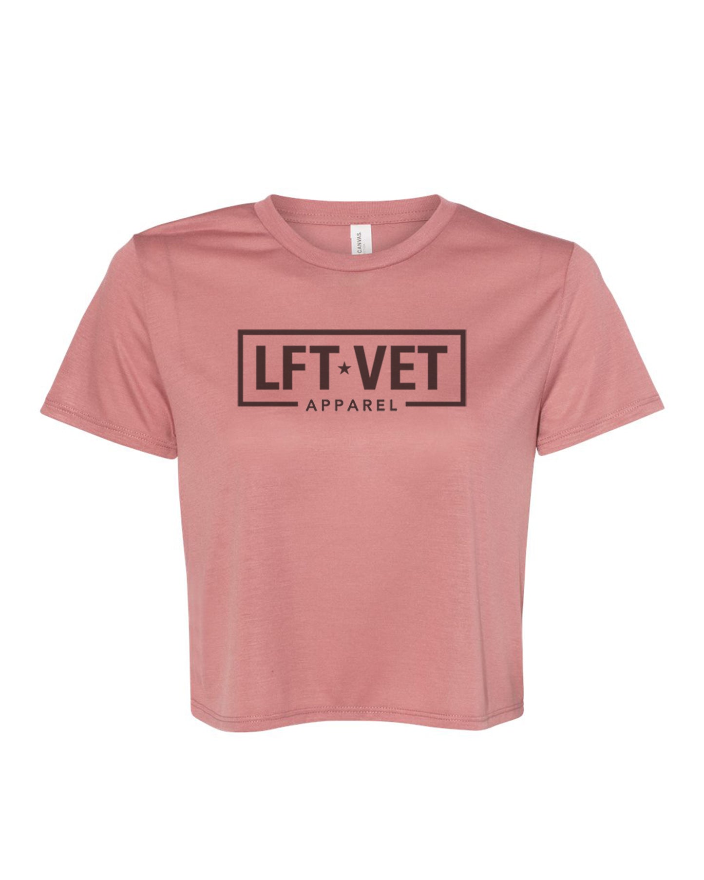LFTVET Original Flowy Crop Tee - Mauve