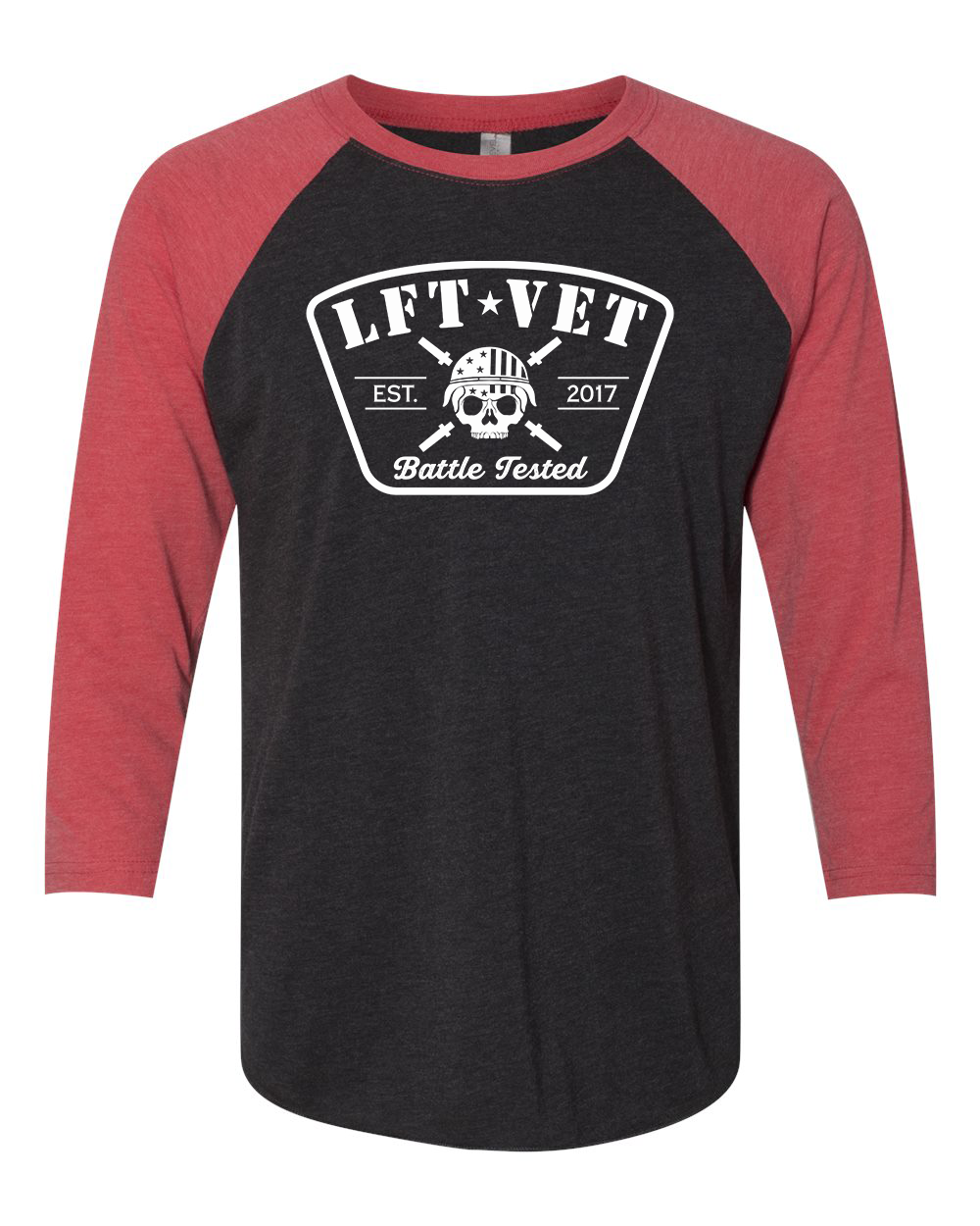 LFTVET Patch Raglan-Vintage Red/Vintage Black