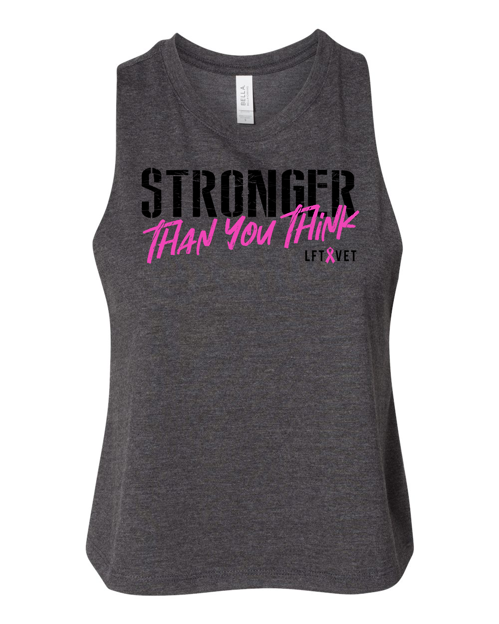 Stronger Cropped Racerback