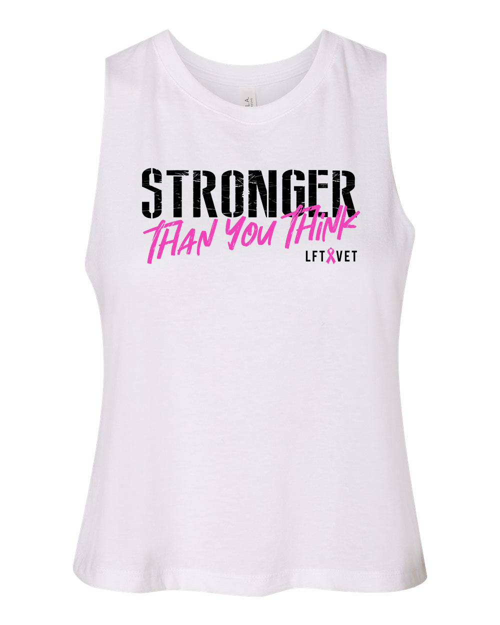 Stronger Cropped Racerback