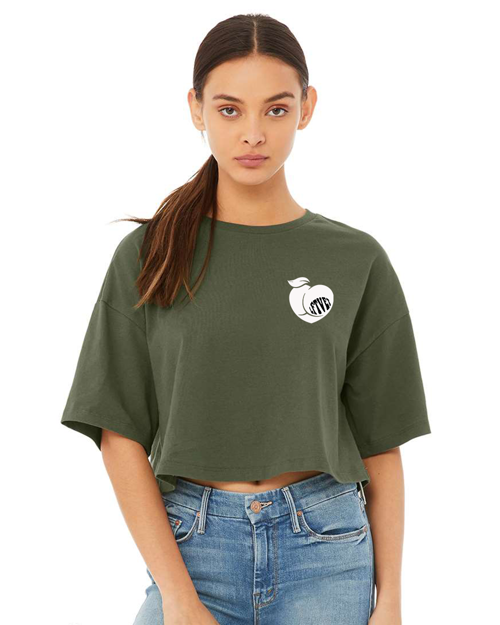 Thicc and Tired Cali Crop Tee