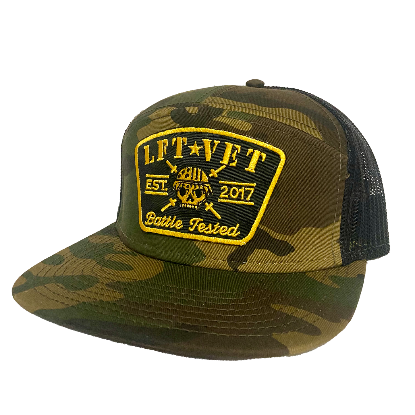 Five Panel Patch Snapback - Camo
