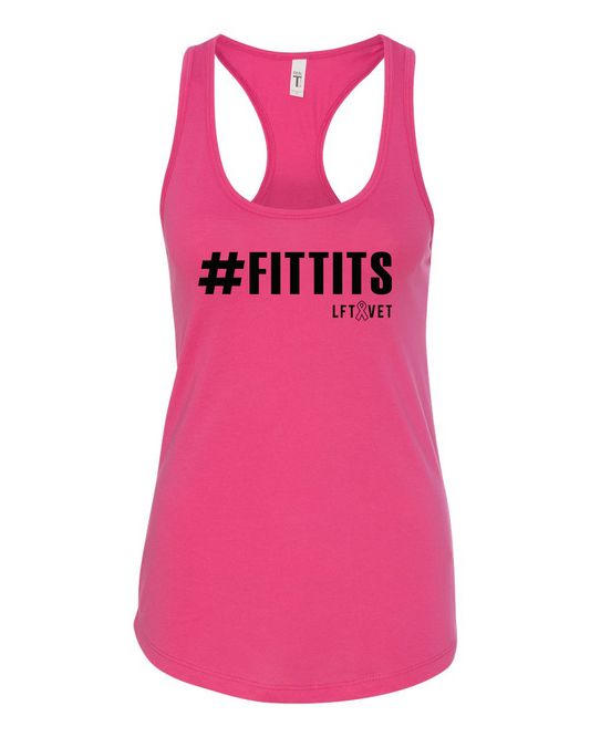 Fit Tits Racerback- Raspberry