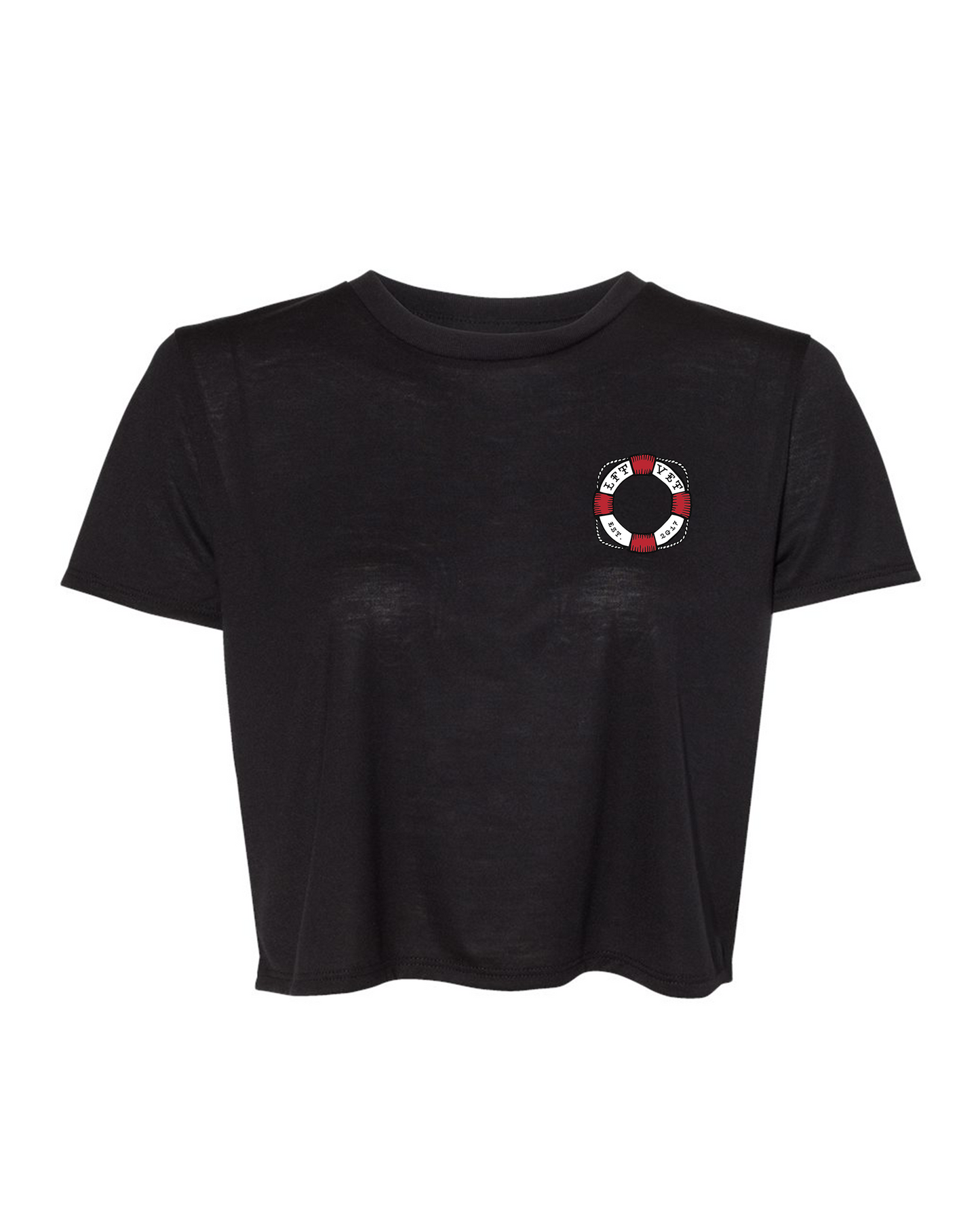 Lifesaver Flowy Crop Tee