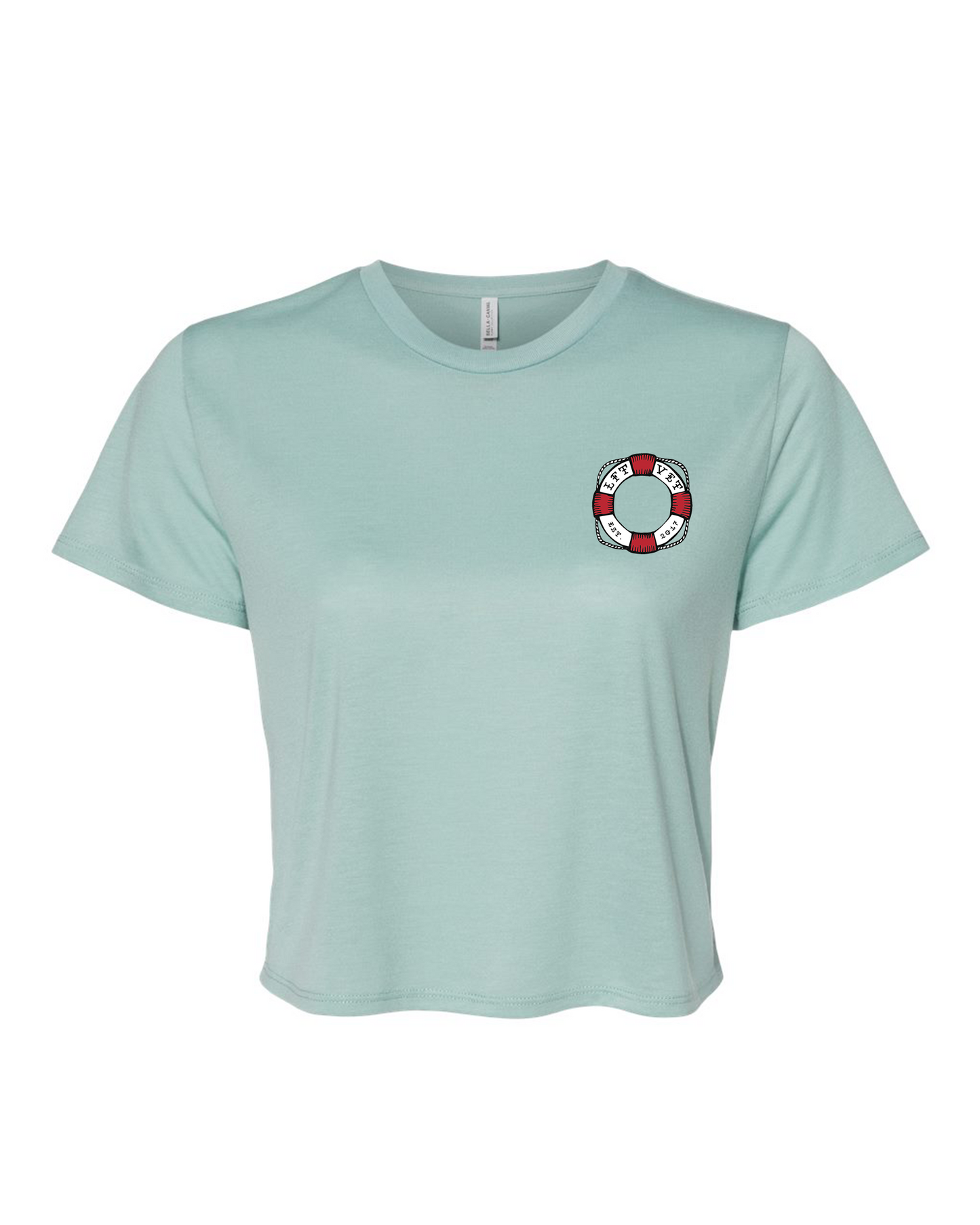 Lifesaver Flowy Crop Tee