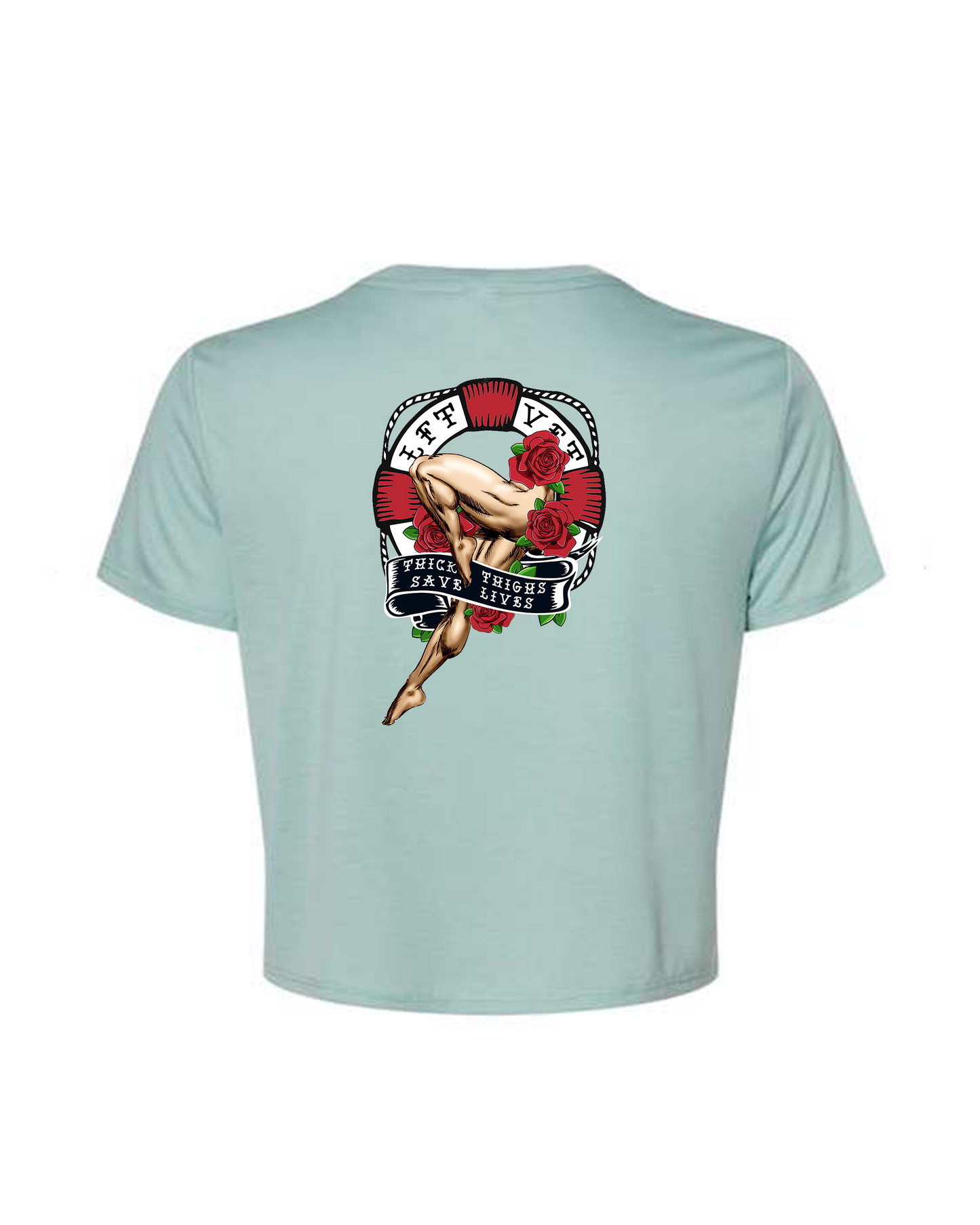 Lifesaver Flowy Crop Tee