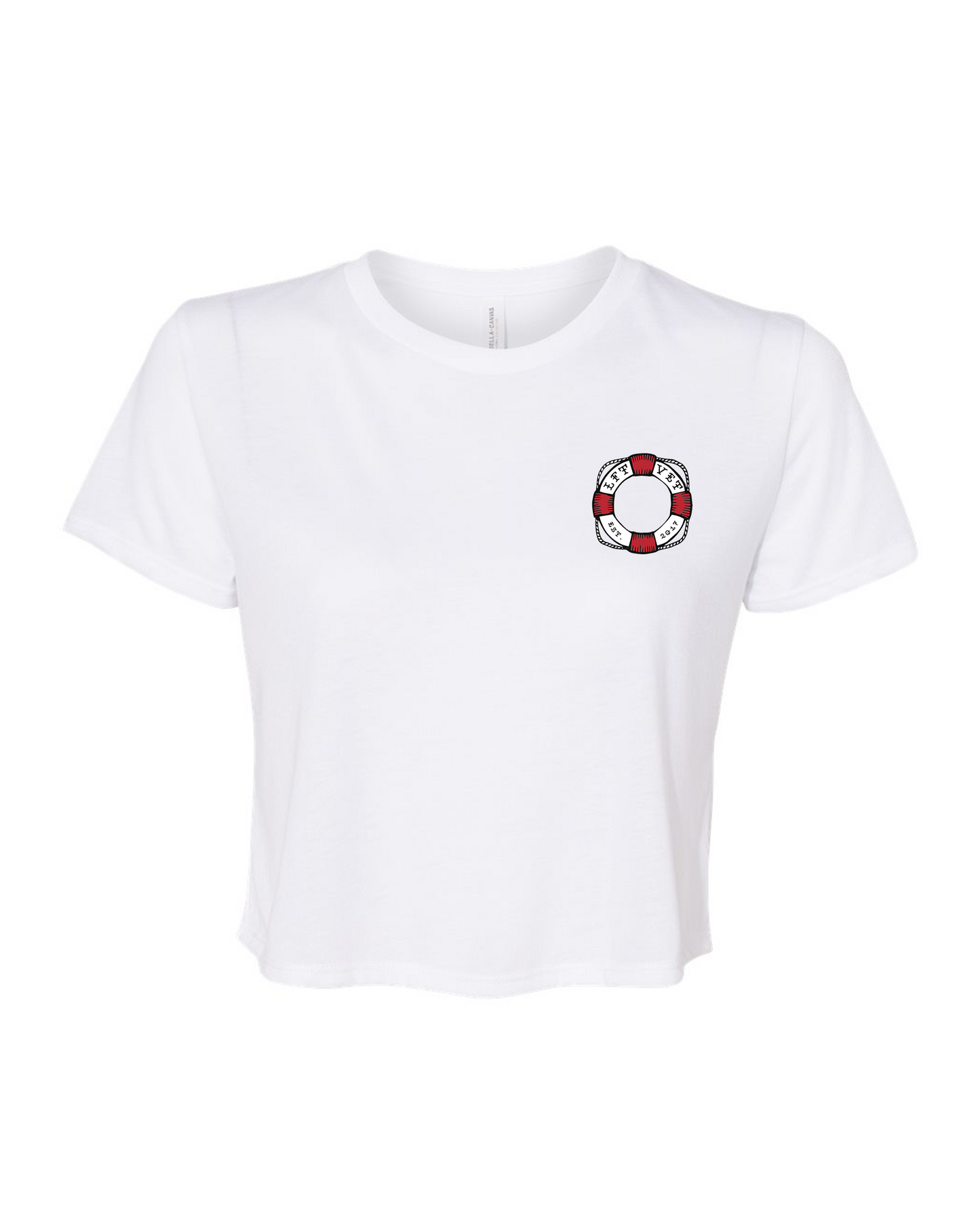 Lifesaver Flowy Crop Tee