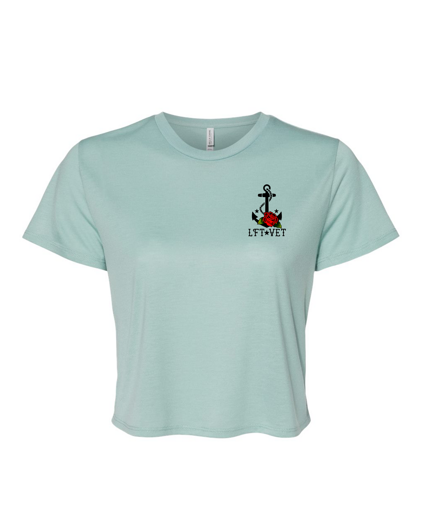 Thick Thighs Flowy Crop Tee