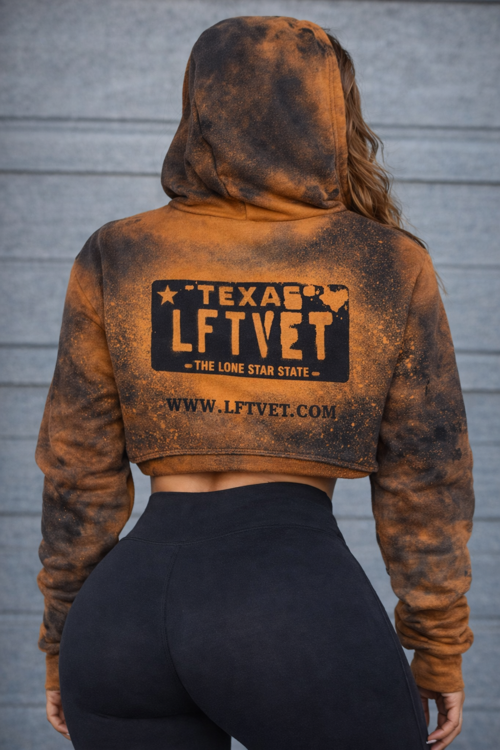 Women’s Girlie Cropped Hoodie with pocket