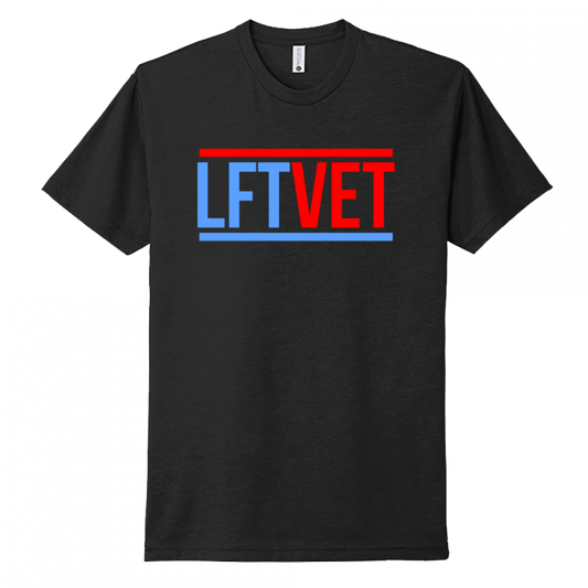 LFTVET Blue/Red  Unisex CVC Tee
