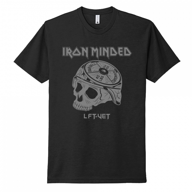 Iron Minded Tee- Black