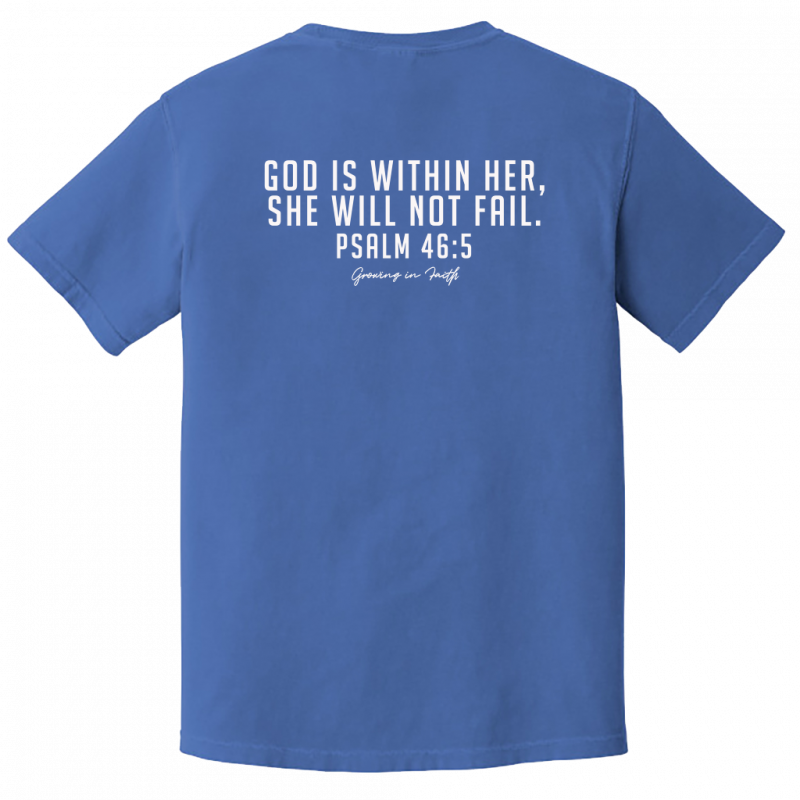 God is Within Her Tee - Comfort Colors