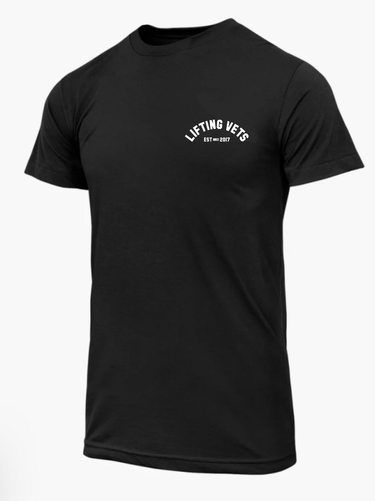 Lifting Vets Chest Print Tee