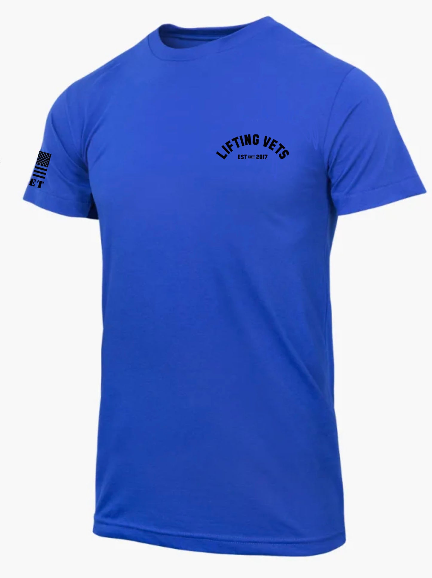 Lifting Vets Chest Print Tee