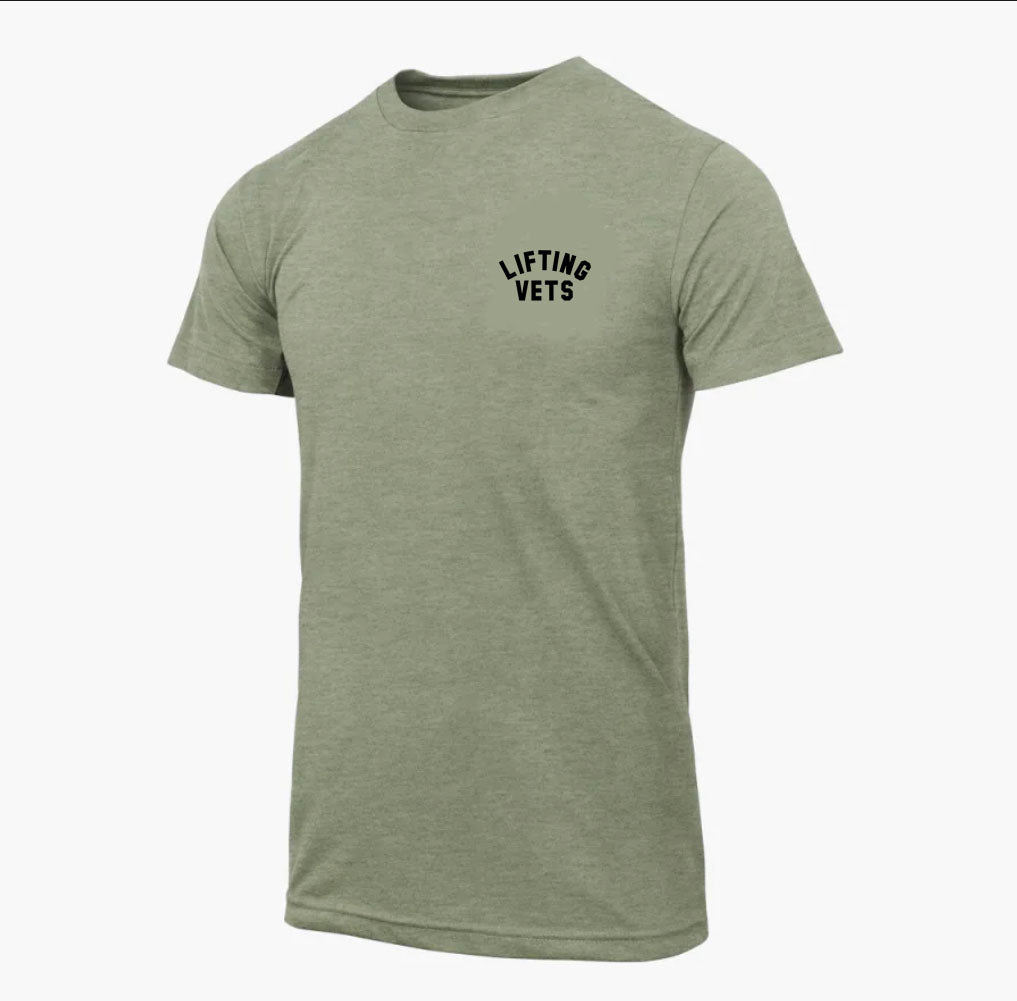 Lifting Vets Bold Chest Print