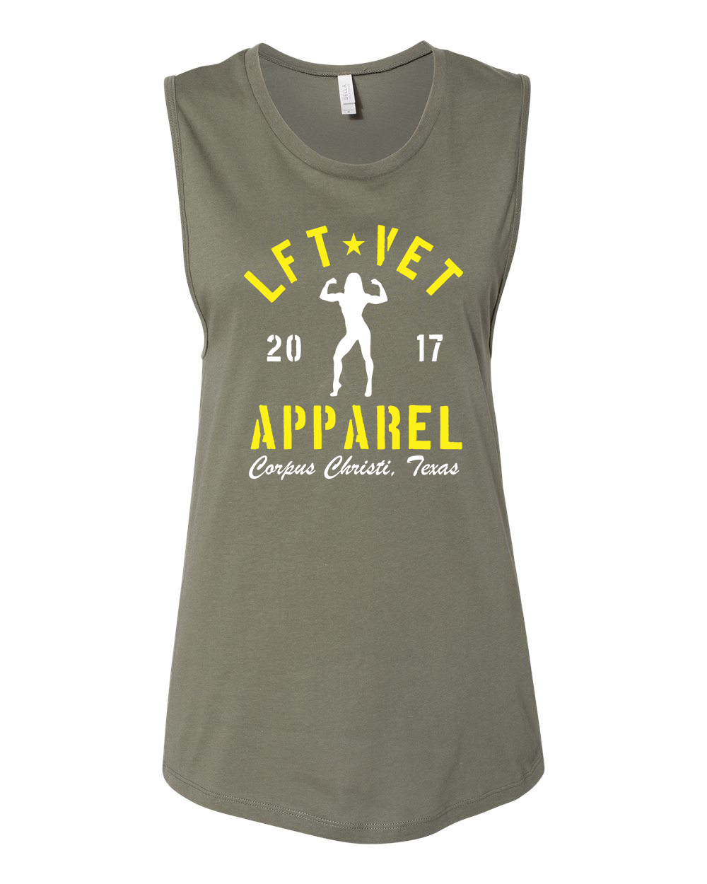 Rep Muscle Tank- Olive
