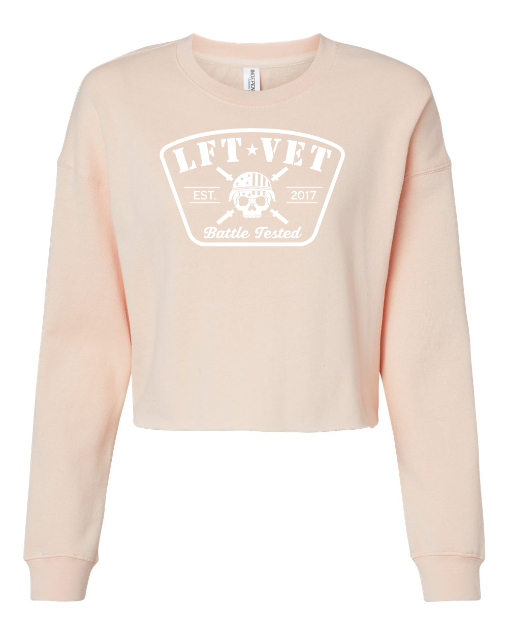 Battle Tested Patch Cropped Crew Pullover