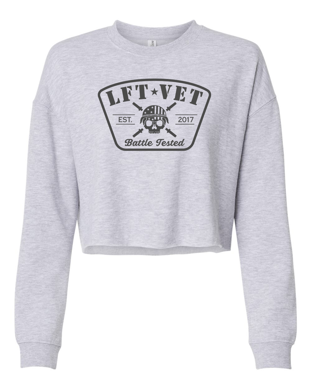 Battle Tested Patch Cropped Crew Pullover