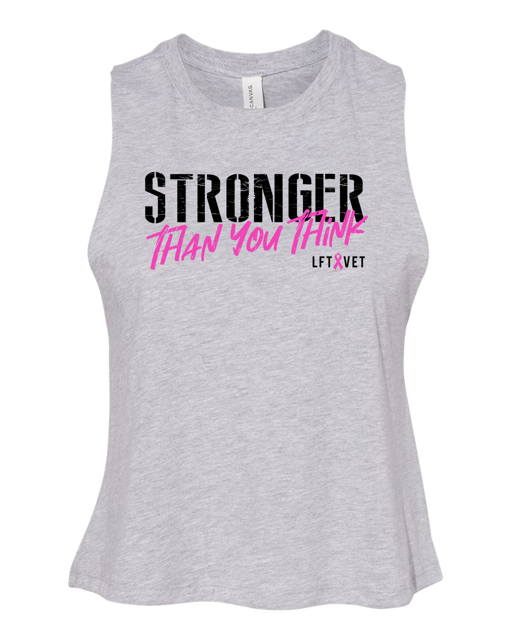 Stronger Cropped Racerback