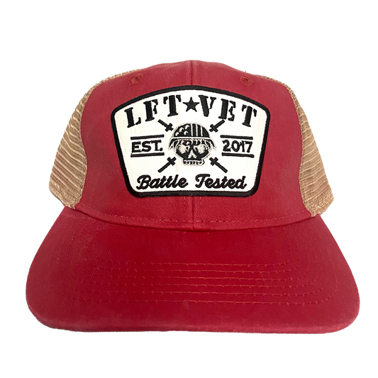 Women's LFTVET Patch Pony Cap - Stonewash Red